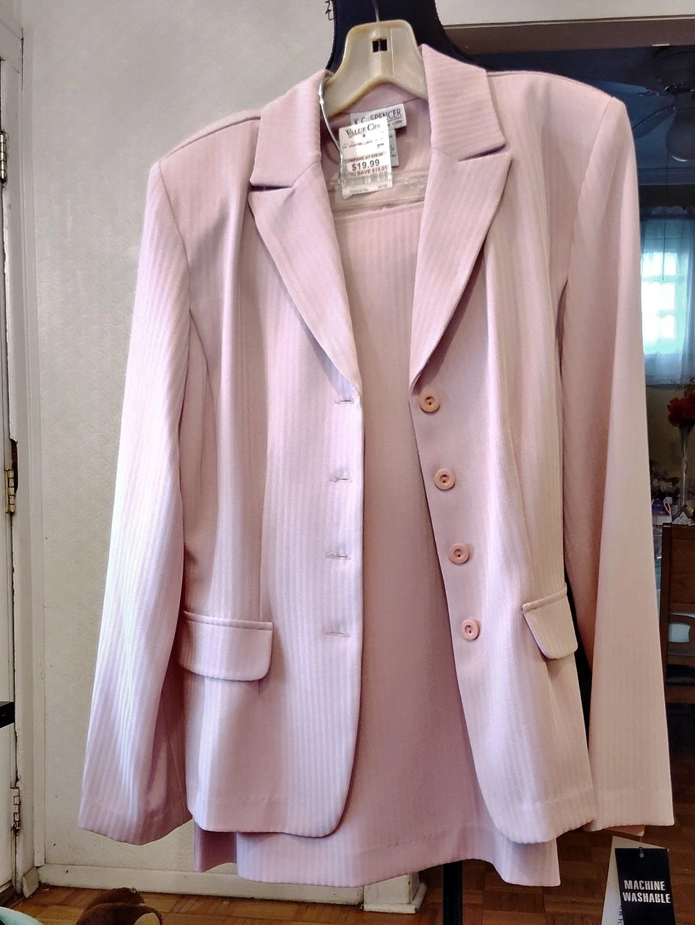 K.C. Spencer Pink Blazer Set Size 8 NWT